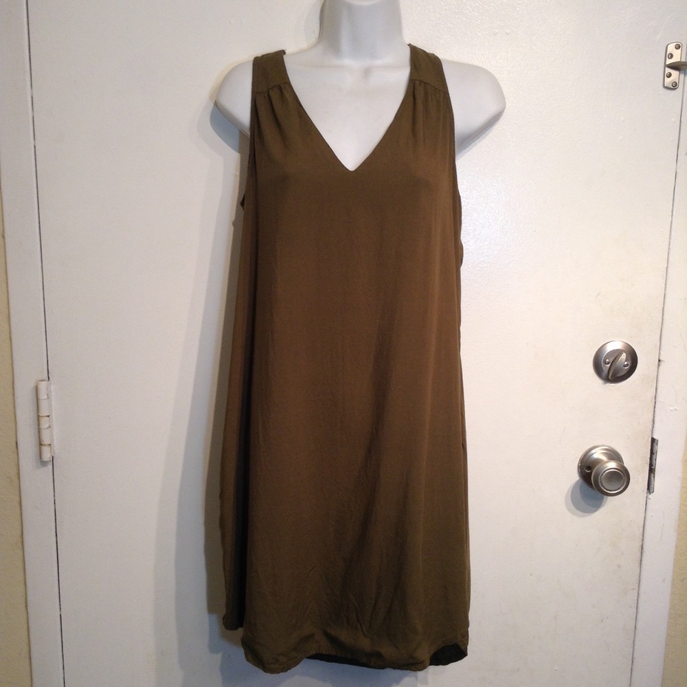 Old Navy Olive Green Tunic Dress #0545